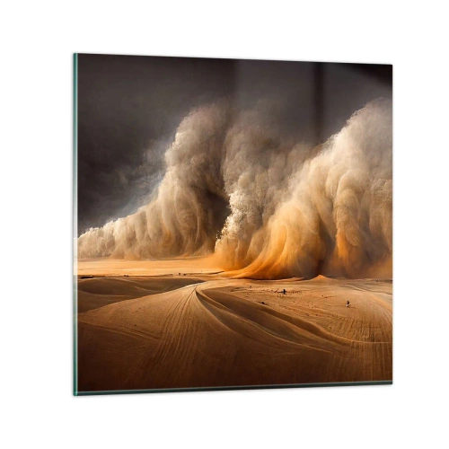 Üveg kép - A sivatag haragja - 70x70 cm
