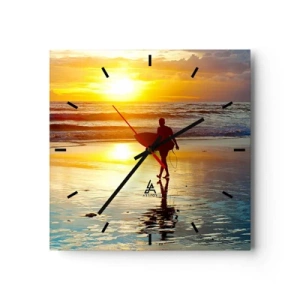 Falióra, Óra - A harcos visszatérése - 30x30 cm