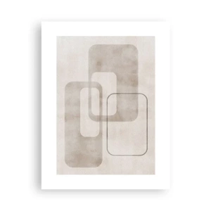 Poszter - Geometrikus fúga - 30x40 cm