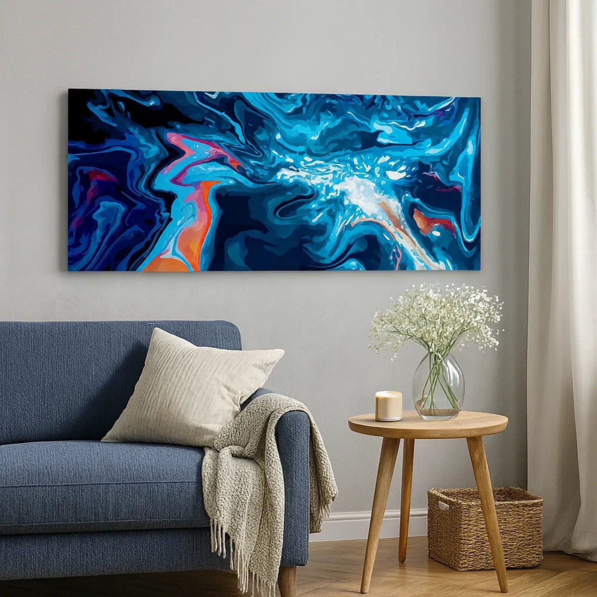 Vászonkép - Utazás a mennyország közepébe - 30x30 cm