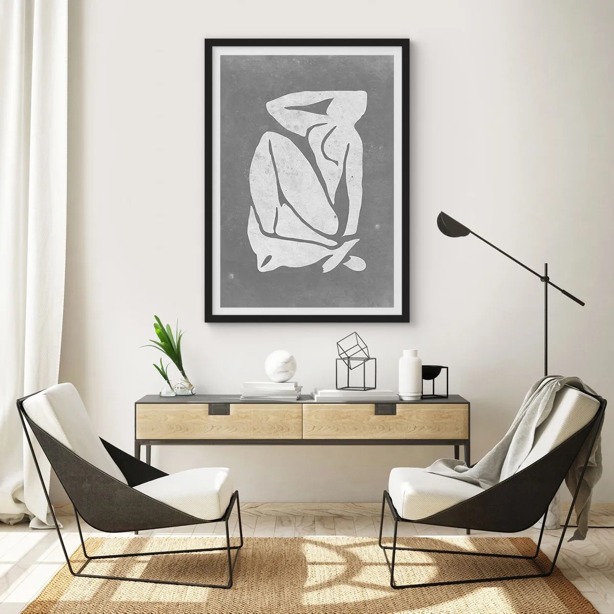 Poszter fehér keretben - Álmélkodásban - 50x70 cm