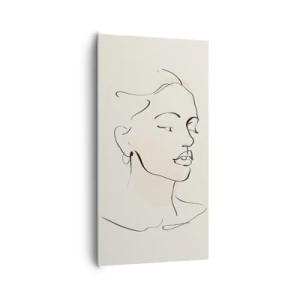 Vászonkép - Bizonyos vonallal - 65x120 cm