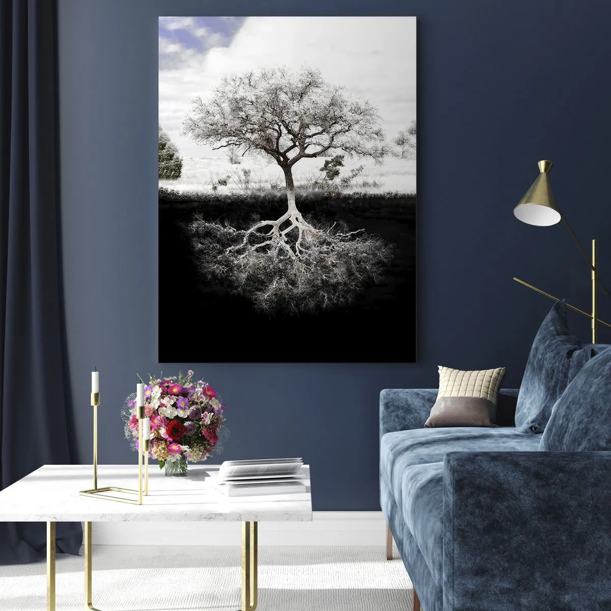 Üveg kép - A világ természetének felfedezése - 50x70 cm