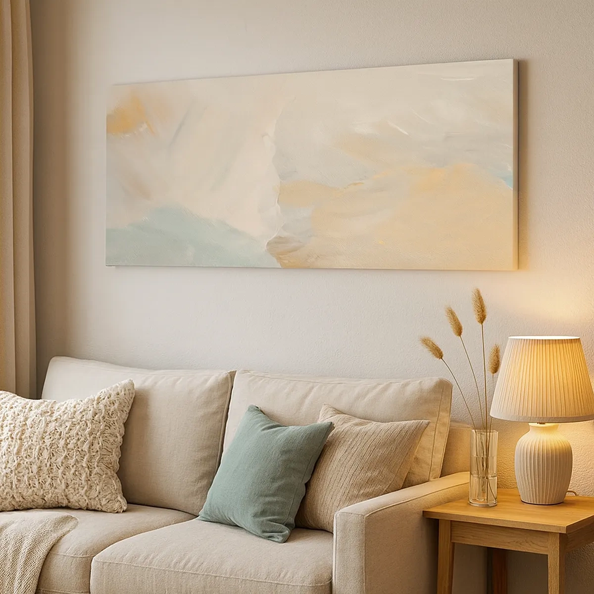 Vászonkép - Absztrakció - a szelídség földje - 30x30 cm