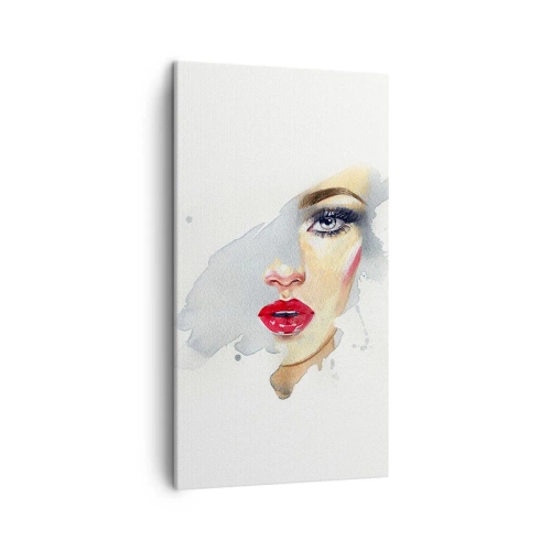 Vászonkép - Egy vízcsepp tükörkép  - 45x80 cm