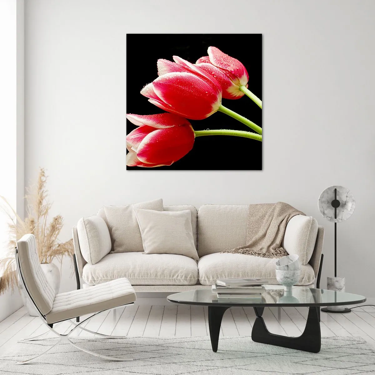 Üveg kép - A tiszta szerelem ígérete - 70x70 cm