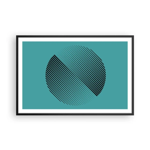 Poszter fehér keretben - A kör - egy geometriai variáció - 91x61 cm