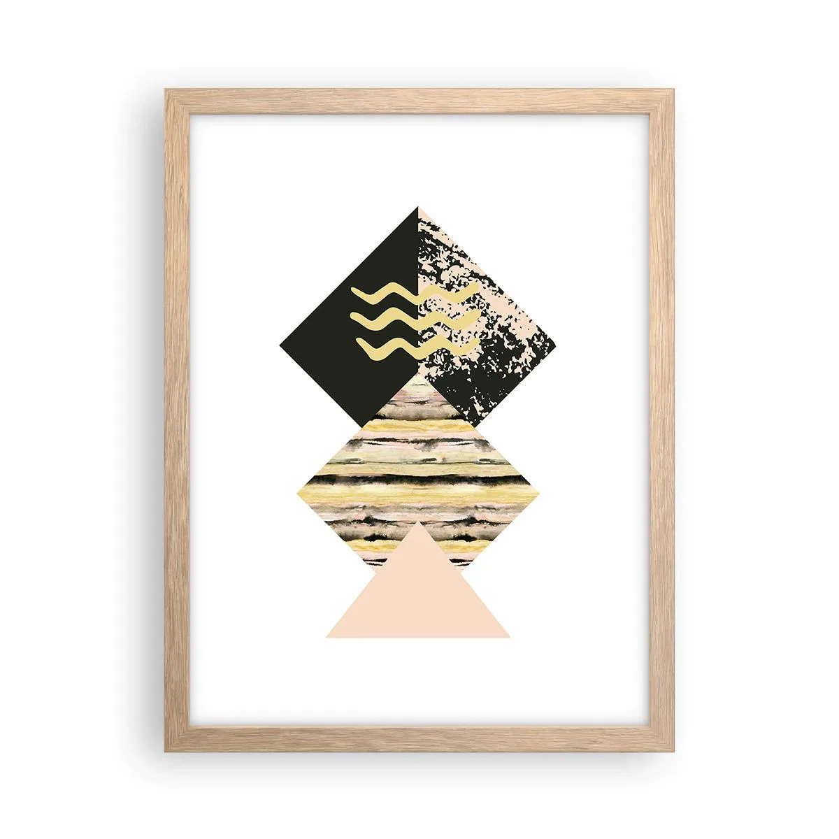 Poszter világos tölgy keretben - Nem olyan egyszerű - 30x40 cm