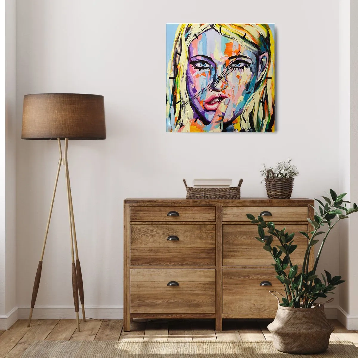 Falióra, Óra - Nézz egyenesen a szemébe - 30x30 cm