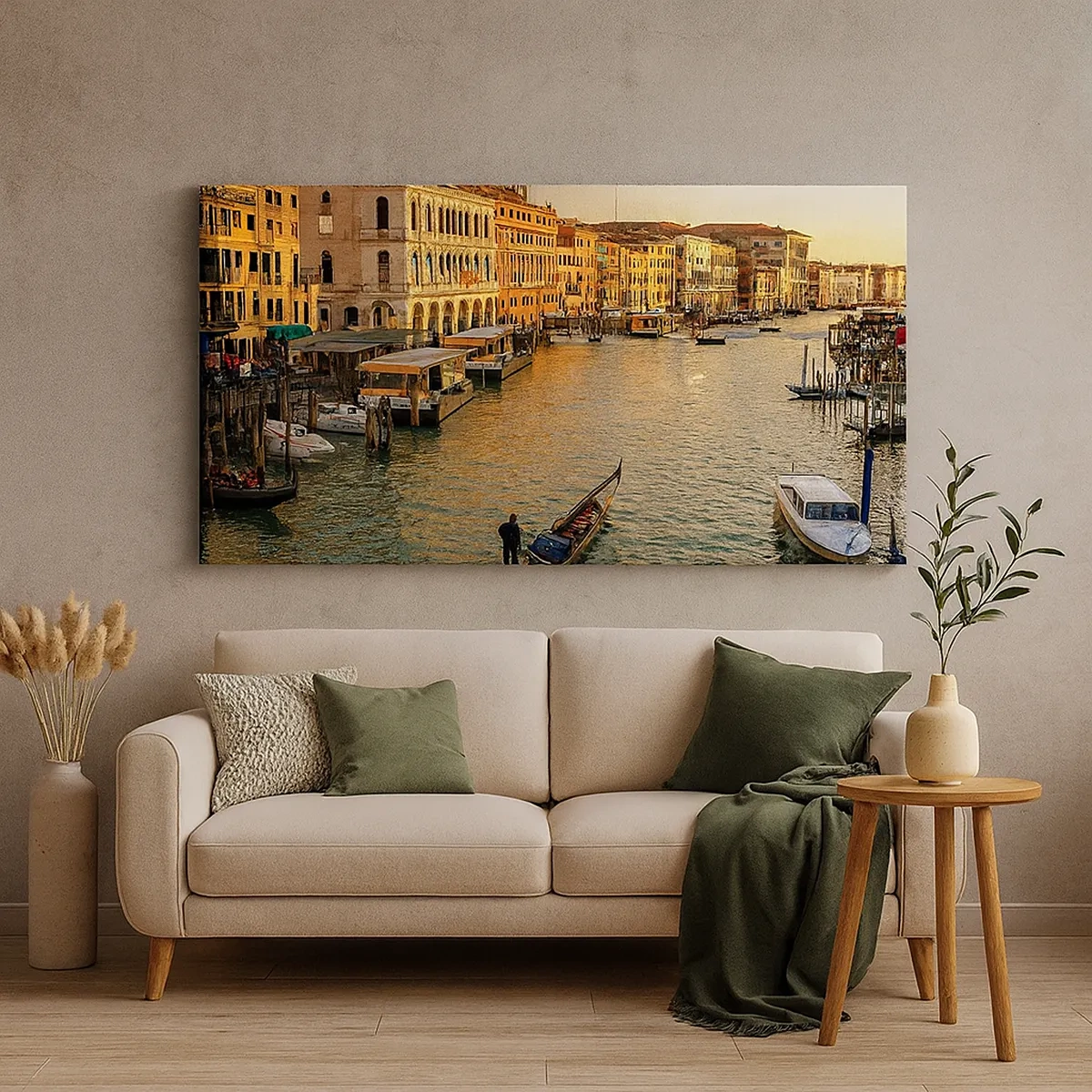 Vászonkép - Az utca napos oldalán - 30x30 cm