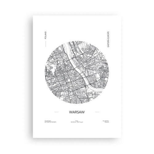 Poszter - Varsó anatómiája - 50x70 cm