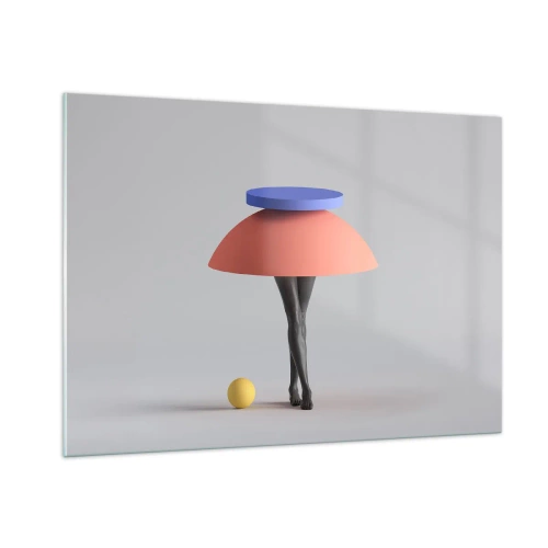 Üveg kép - Szürreális kompozíció - 100x70 cm