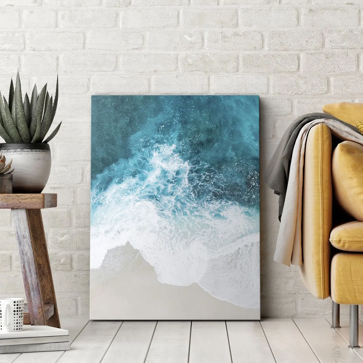 Vászonkép - Természetes simogatás - 55x100 cm