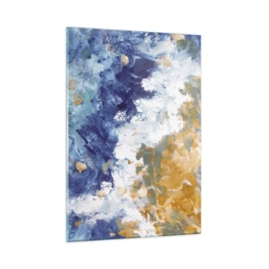 Üveg kép - Az elemek tánca - 50x70 cm