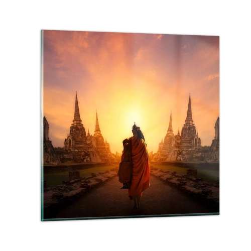 Üveg kép - Nyugalomban a végtelenségen át - 60x60 cm