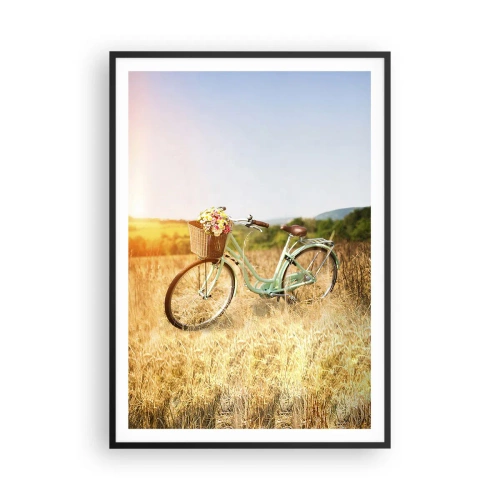 Poszter fehér keretben - Itt maradok egy darabig - 70x100 cm