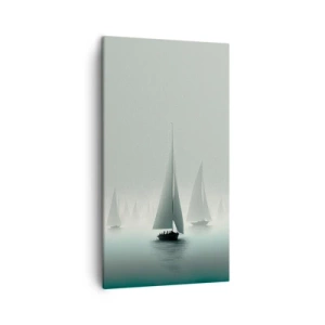 Vászonkép - Ködből épült - 45x80 cm