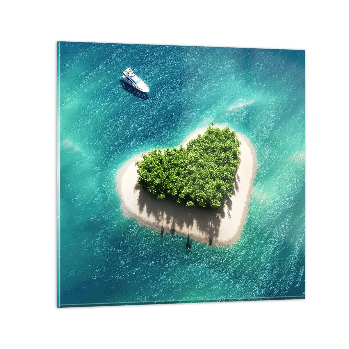 Üveg kép - Szeretem a nyarat - 70x70 cm