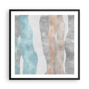 Poszter fehér keretben - A meghittség tanulmánya - 60x60 cm