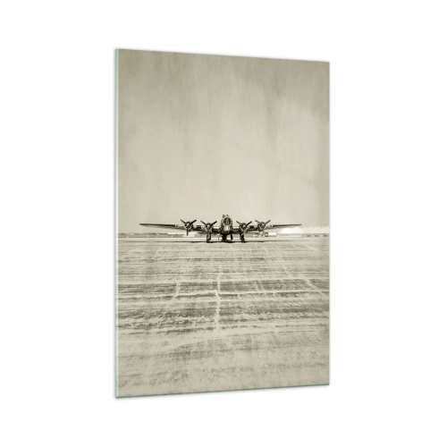 Üveg kép - Mint mindig készen - 70x100 cm