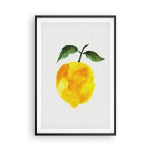 Poszter fehér keretben - Hogyan ismerjük meg a nap ízét - 61x91 cm