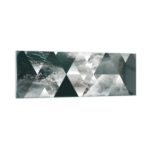 Üveg kép - Kristály perspektíva - 90x30 cm
