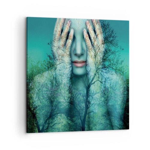 Vászonkép - Kékbe merítve - 50x50 cm