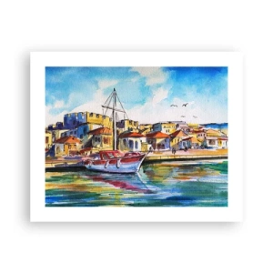 Poszter - Szivárványos délután - 50x40 cm