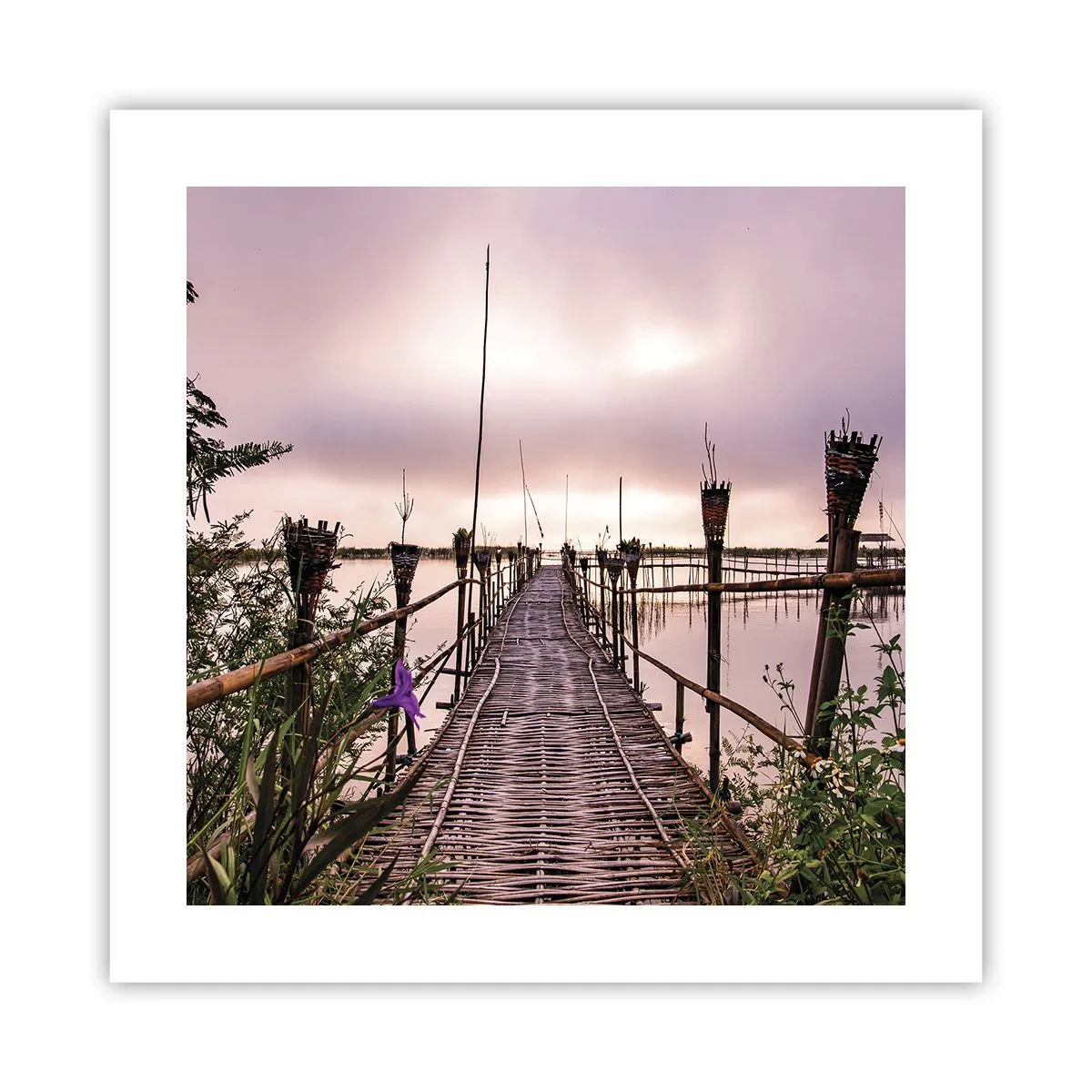 Poszter - Nyugalom és csend Ázsiában - 40x40 cm