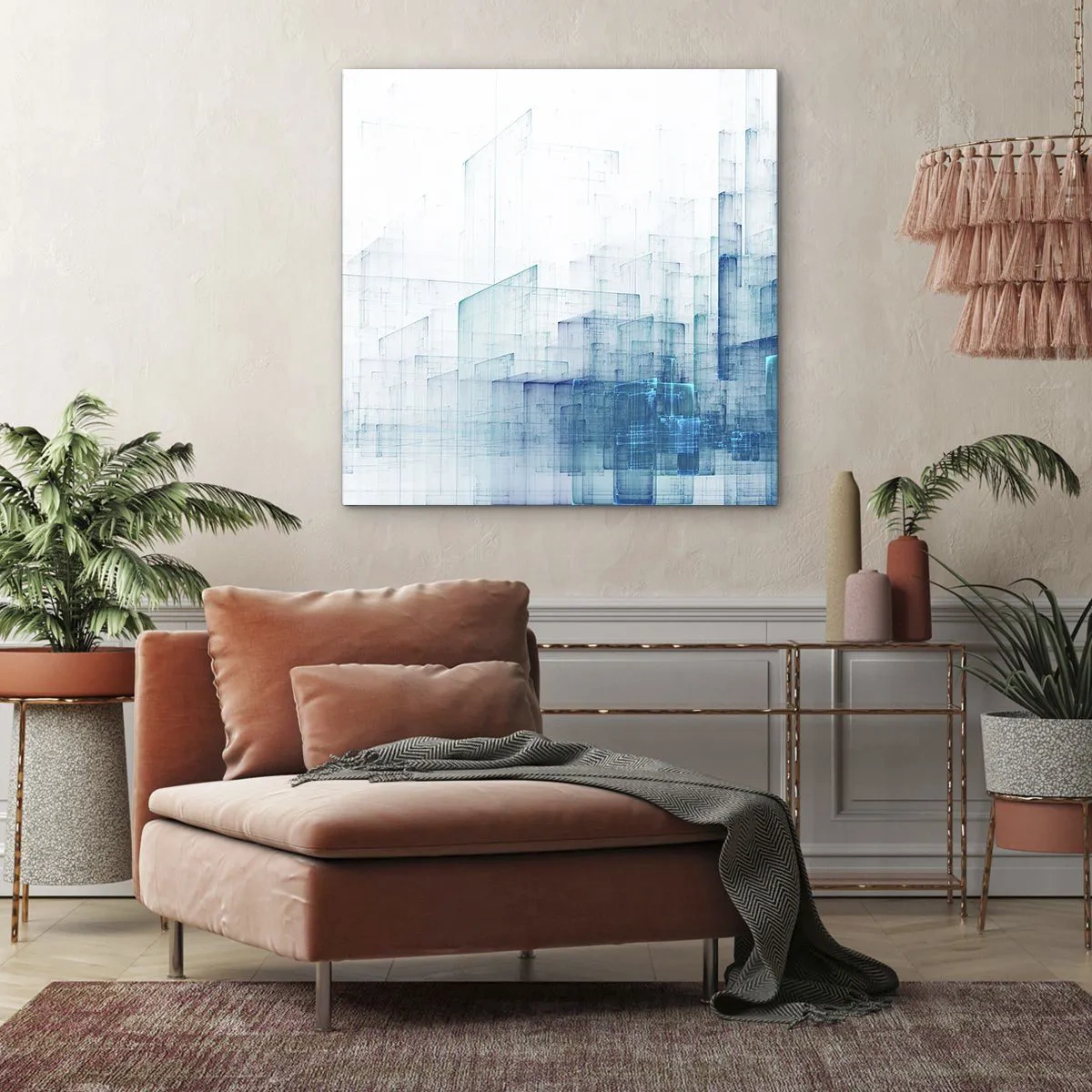 Vászonkép - Hogyan lett az űr - 60x60 cm