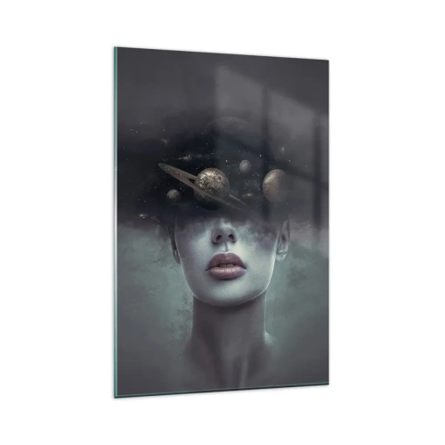 Üveg kép - És a bolygók megvadulnak... - 80x120 cm