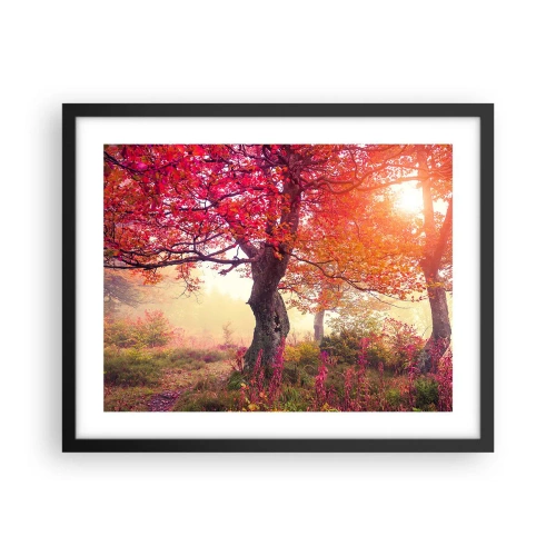 Poszter fehér keretben - Virágzás őrülete - 50x40 cm