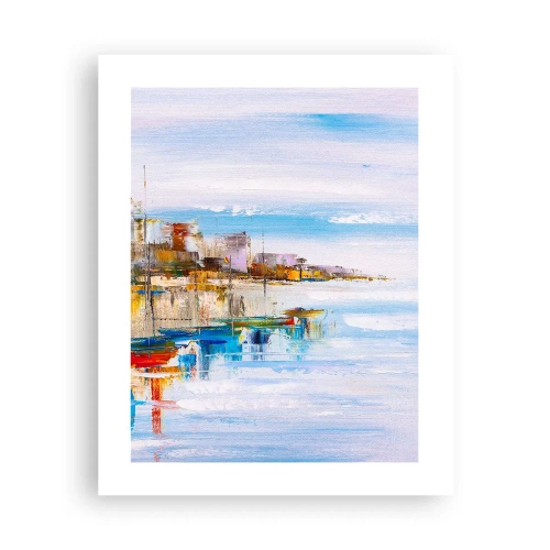 Poszter - Sokszínű városi kikötő - 40x50 cm