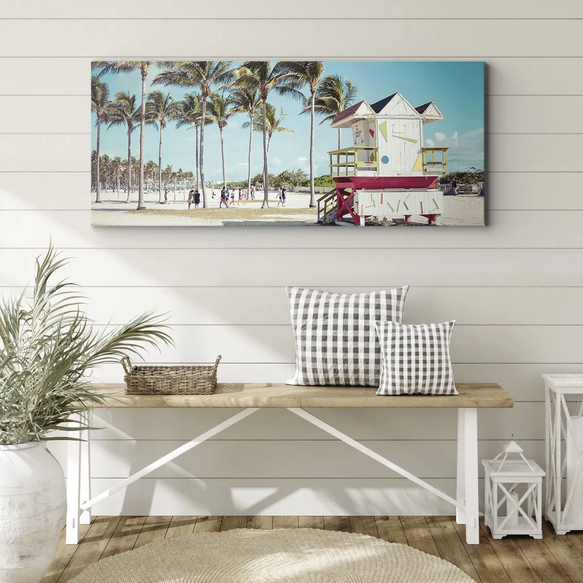 Vászonkép - Gyönyörű nap vár rád - 100x40 cm