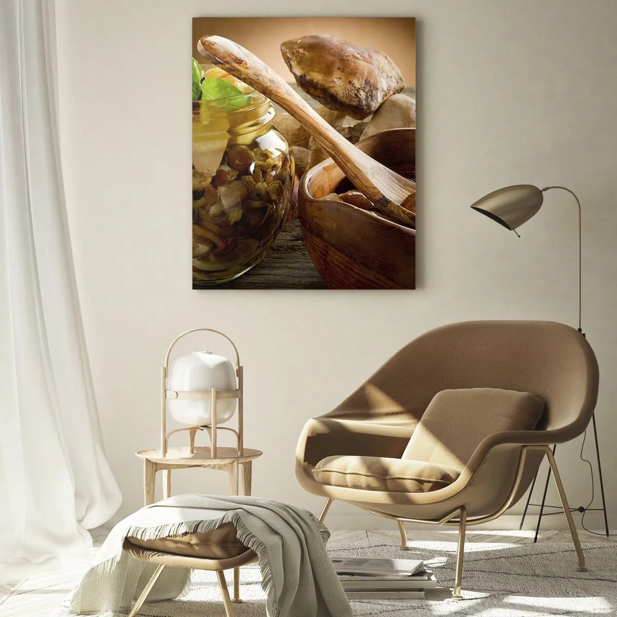 Üveg kép - Akár frissen, akár sósan, vagy az őszi szezonban... - 50x70 cm
