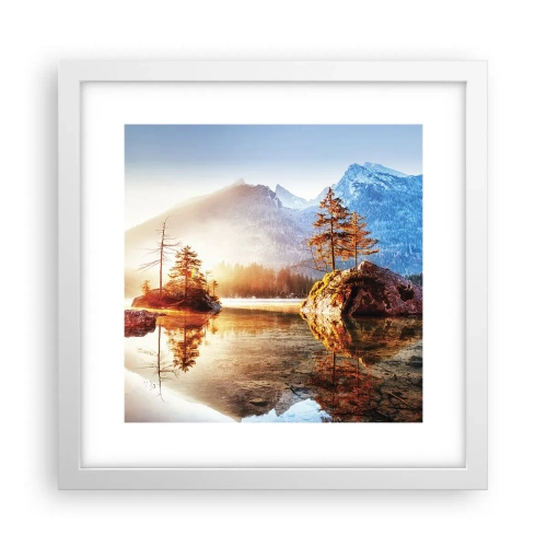 Poszter fekete keretben - A természet új fényben - 30x30 cm