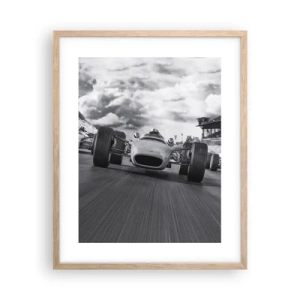 Poszter világos tölgy keretben - Van erő! - 40x50 cm