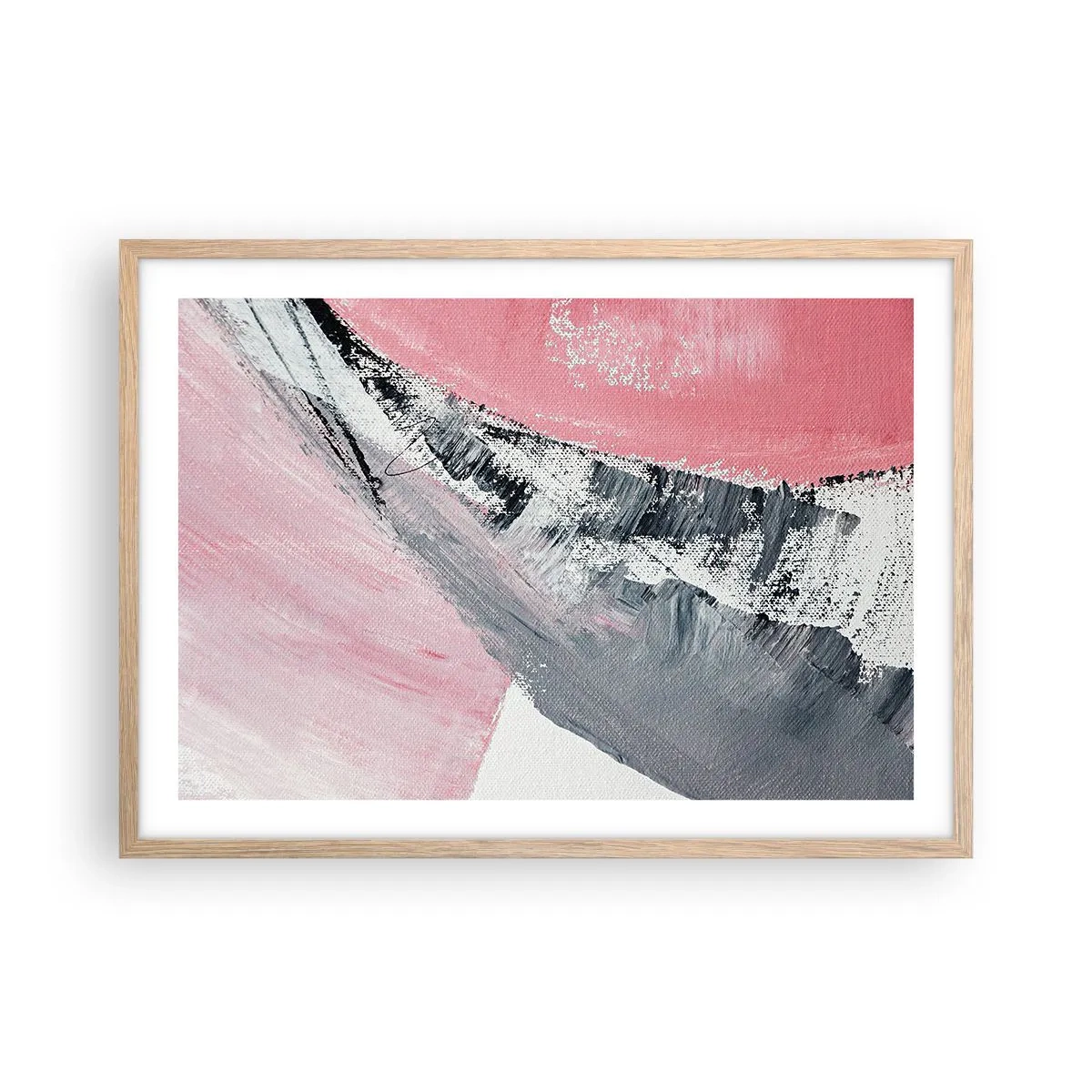 Poszter világos tölgy keretben - Hozzáillő kompozíció - 70x50 cm