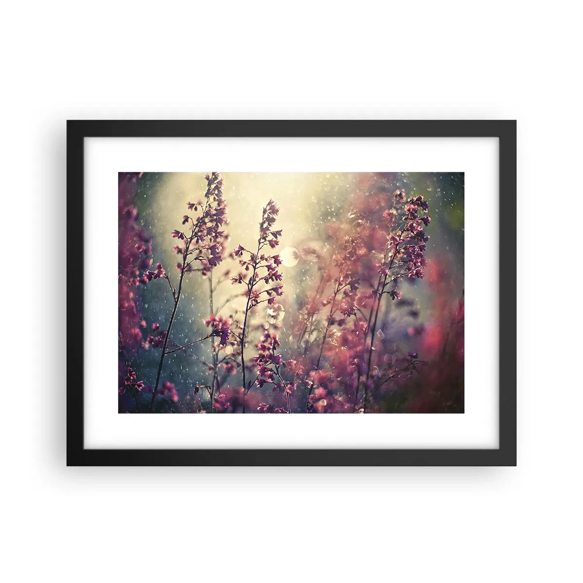 Poszter fehér keretben - Titkos kert - 40x30 cm