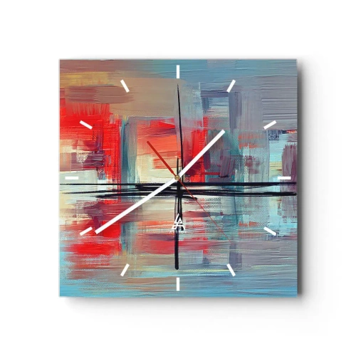 Falióra, Óra - Tájkép egy ismeretlen dimenzióban - 40x40 cm