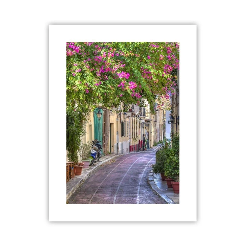 Poszter - Virágzó sikátor - 30x40 cm