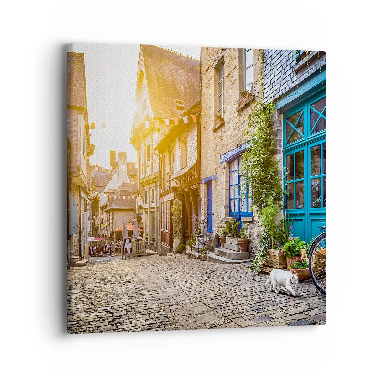 Vászonkép - A város fehér szelleme - 40x40 cm