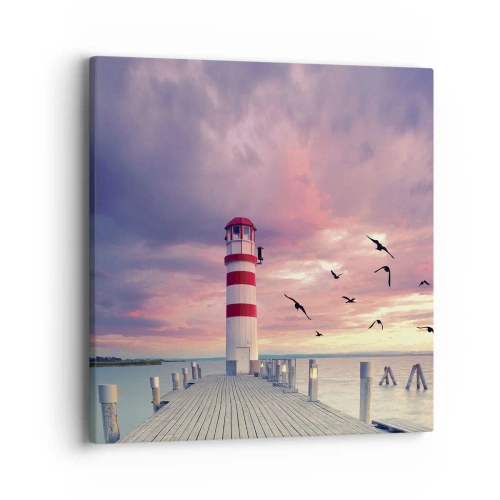 Vászonkép - Ideje a kikötőbe - 40x40 cm