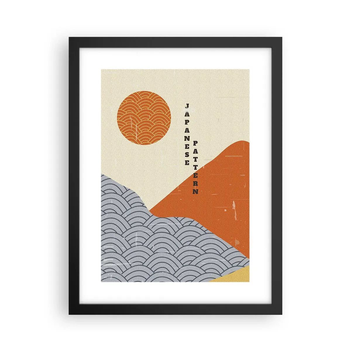 Poszter fehér keretben - A japán szellemben - 30x40 cm