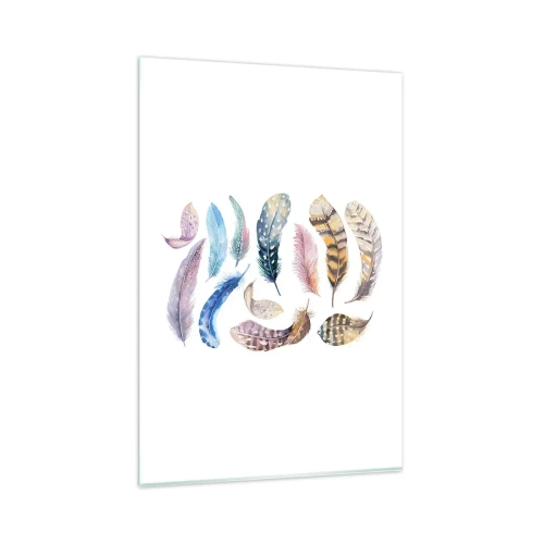 Üveg kép - Könnyű, tarka és sokszínű - 80x120 cm