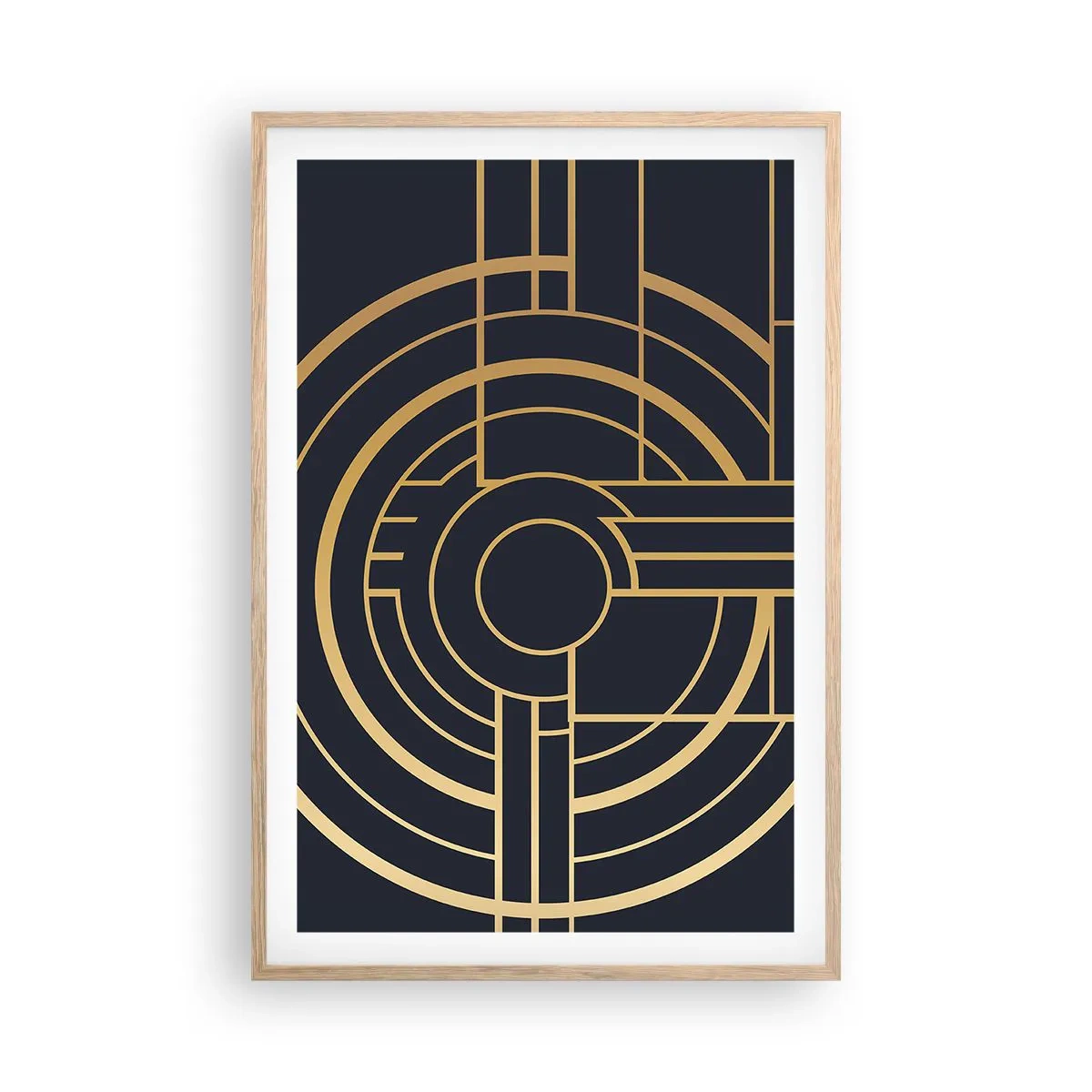 Poszter világos tölgy keretben - A dolgok fordulatai - 61x91 cm