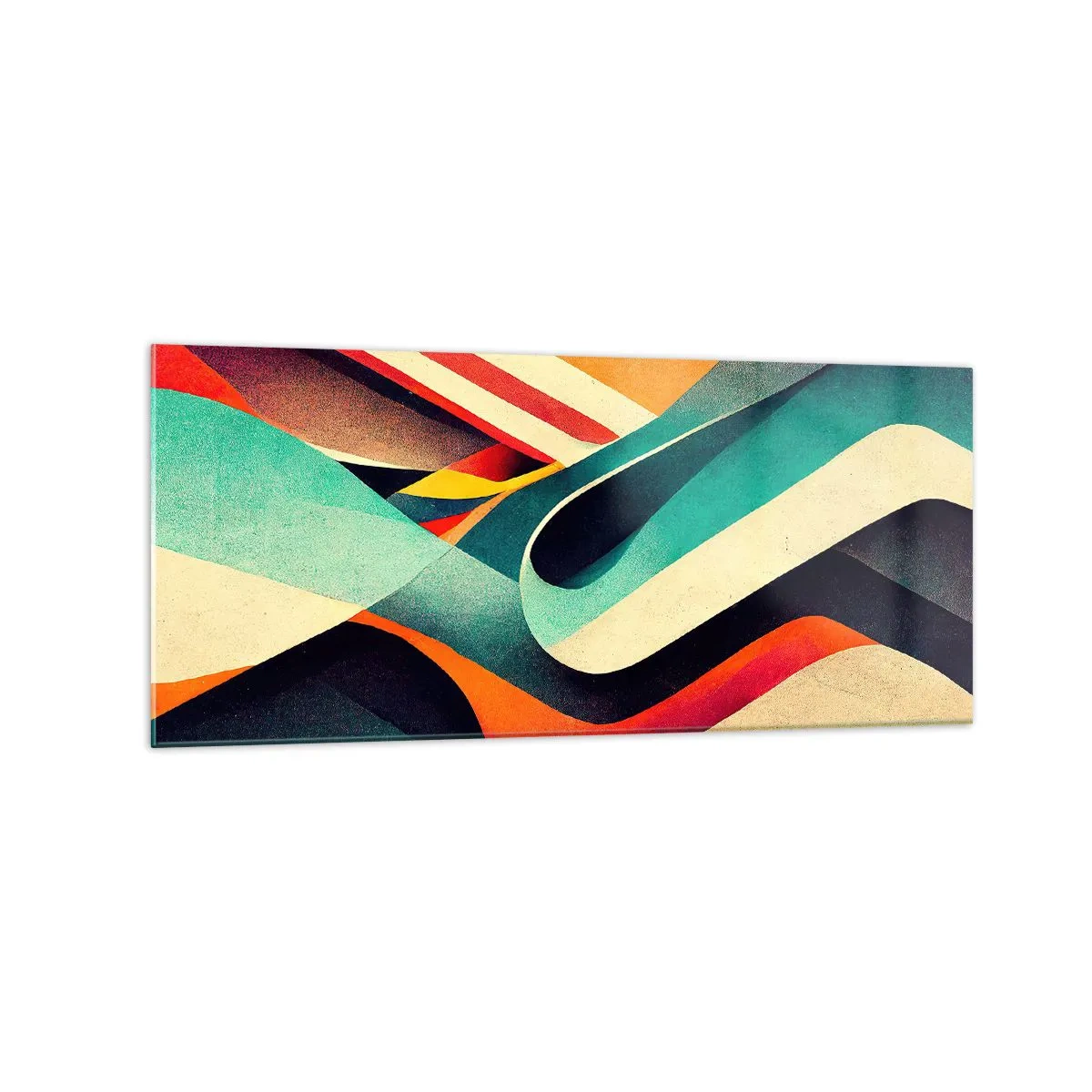 Üveg kép - Intenzív kompozíció - 120x50 cm