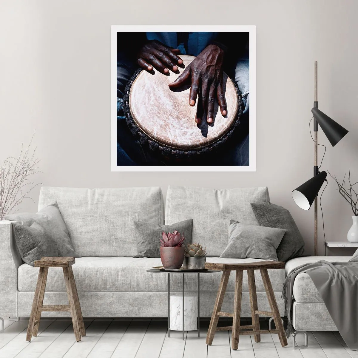 Poszter - Élj a saját ritmusodban - 60x60 cm