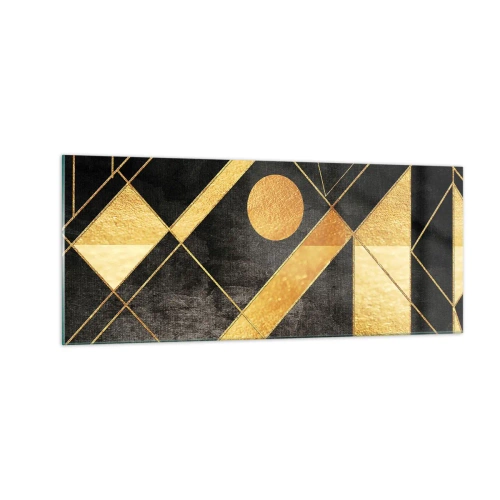 Üveg kép - A sivatag napja - 100x40 cm