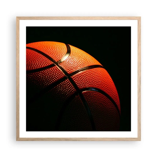 Poszter világos tölgy keretben - Gyönyörű, mint egy bolygó - 60x60 cm